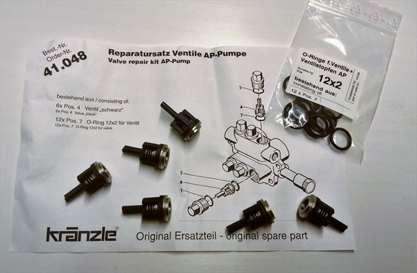 Kränzle Repairkit kleppen AP (profi-jet) (41048)
