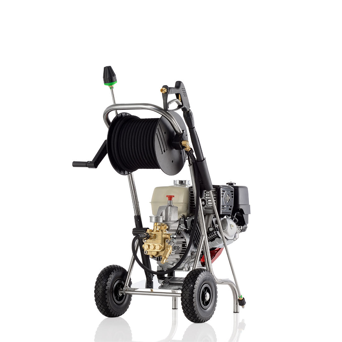 Kränzle B 16/250 met onderstel in RVS + oproller