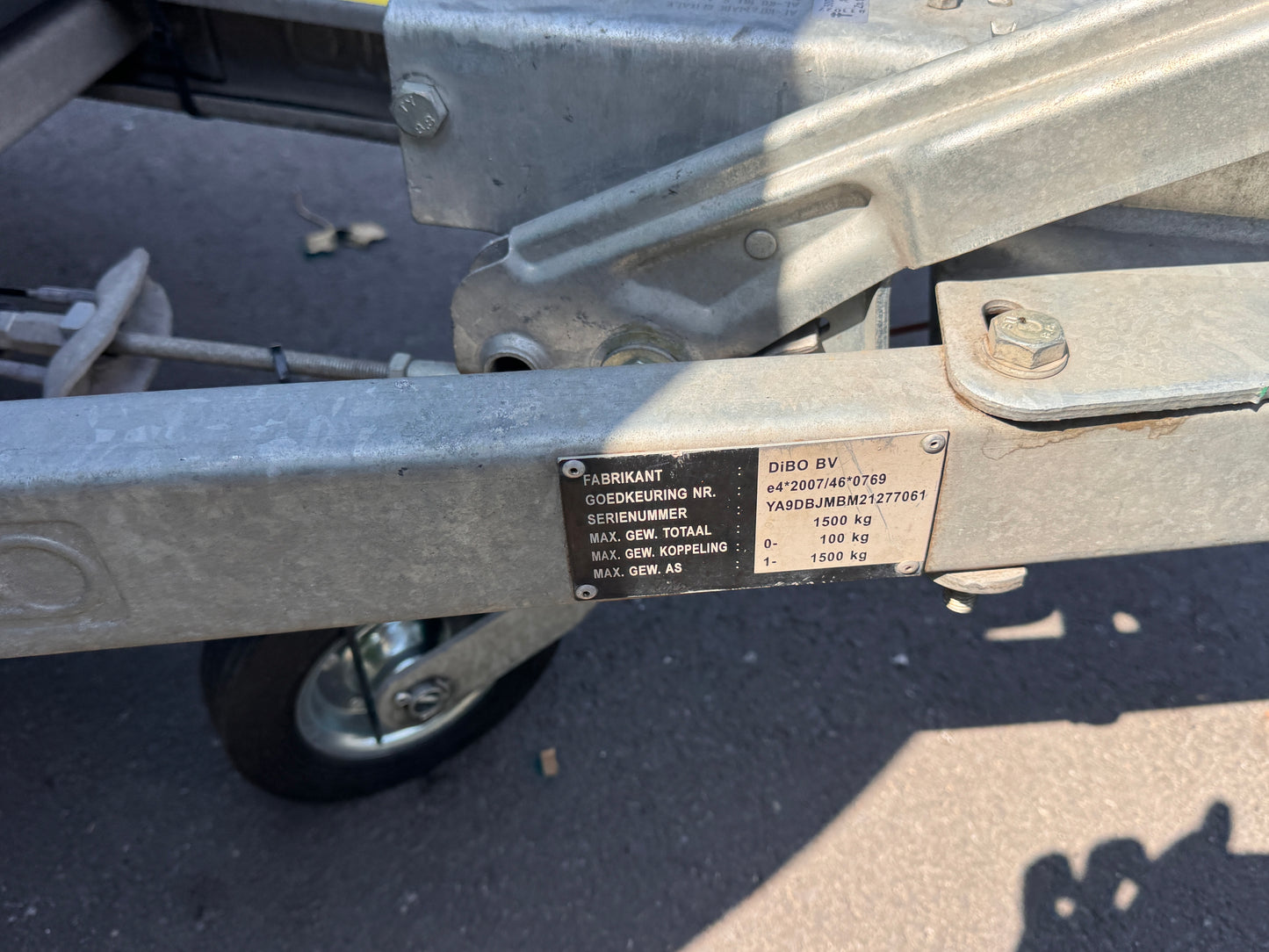 Tweedehands DiBO JMB-M+ 249/25 TG M2 AK SF2 hogedruktrailer – full-option