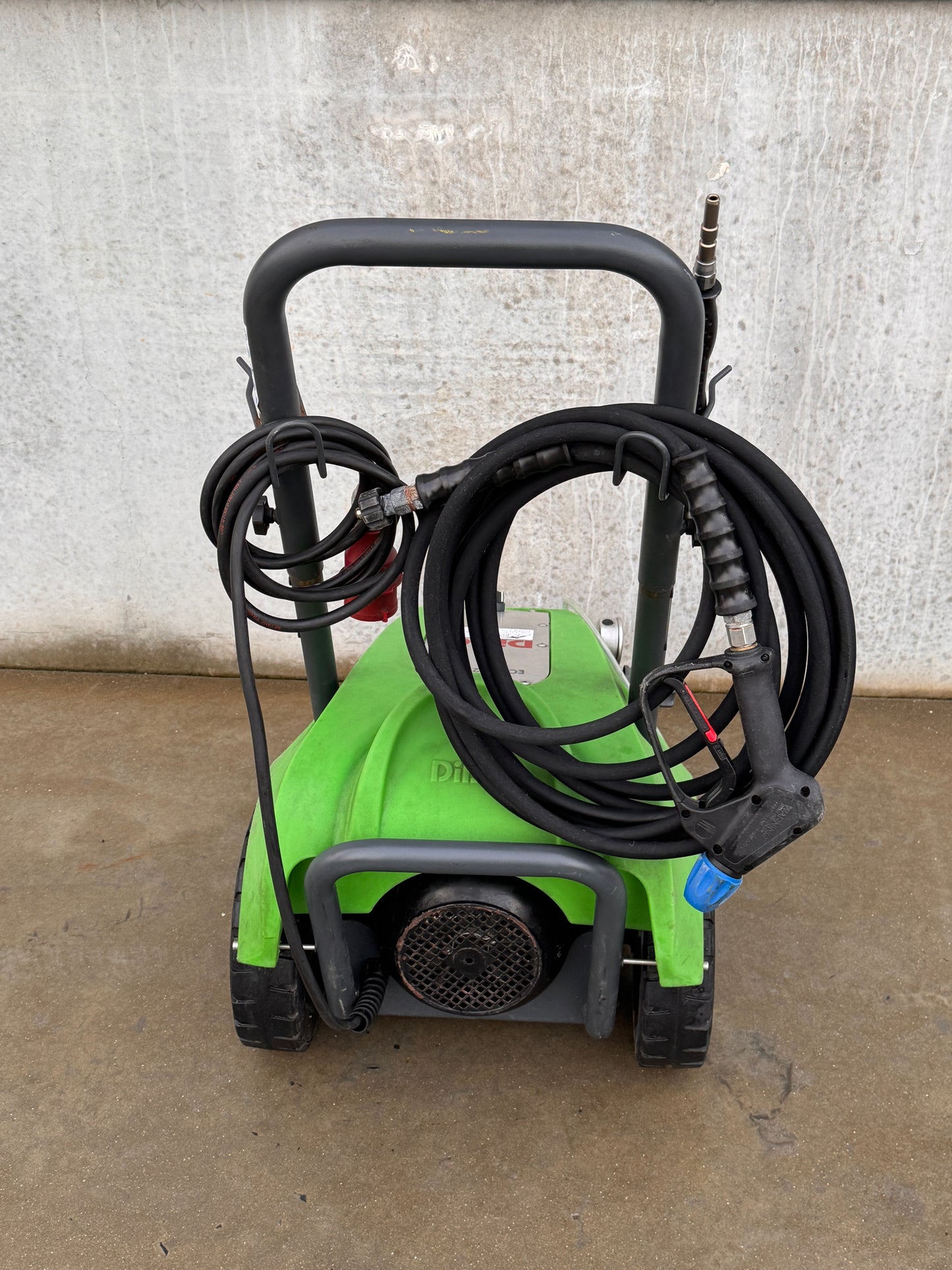 DiBO ECN-S 210/15 occasie koudwater hogedrukreiniger achterkant