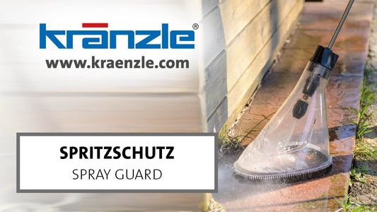 Kränzle 13260.0 Spatbescherming in actie.