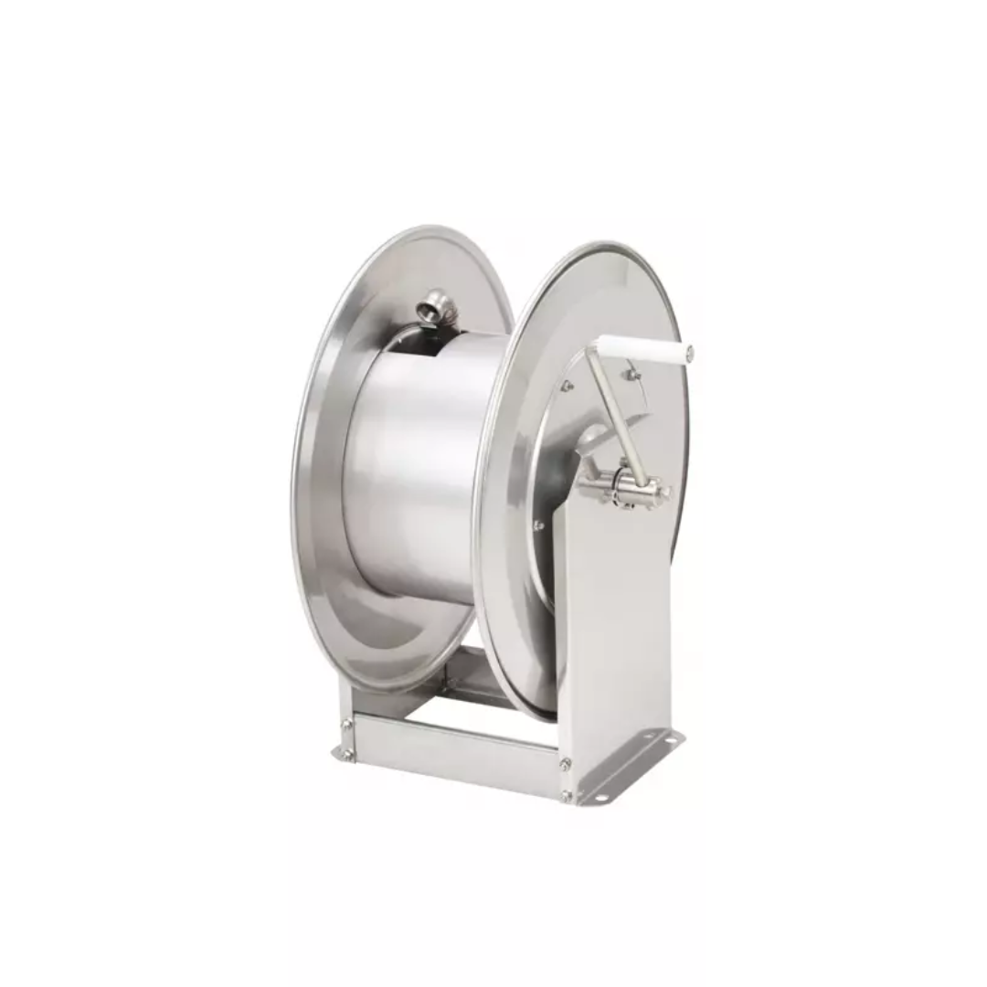 TEHA STKi2 20/24 RVS manuele slanghaspel 1” – hoge doorvoer professioneel