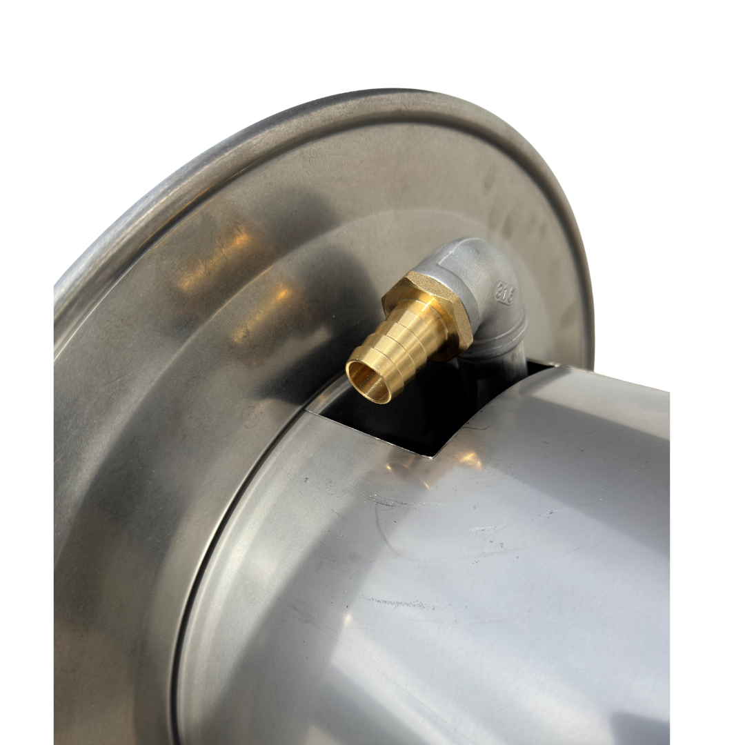 TEHA Stki 20/19 lagedrukhaspel voorzien van 19mm slangpilaar voor 3/4" slang