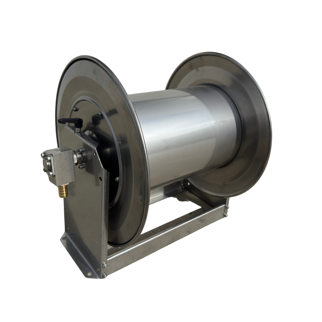 TEHA Stki 40/19 manuele lagedruk haspel – 3/4" inox draaikoppeling