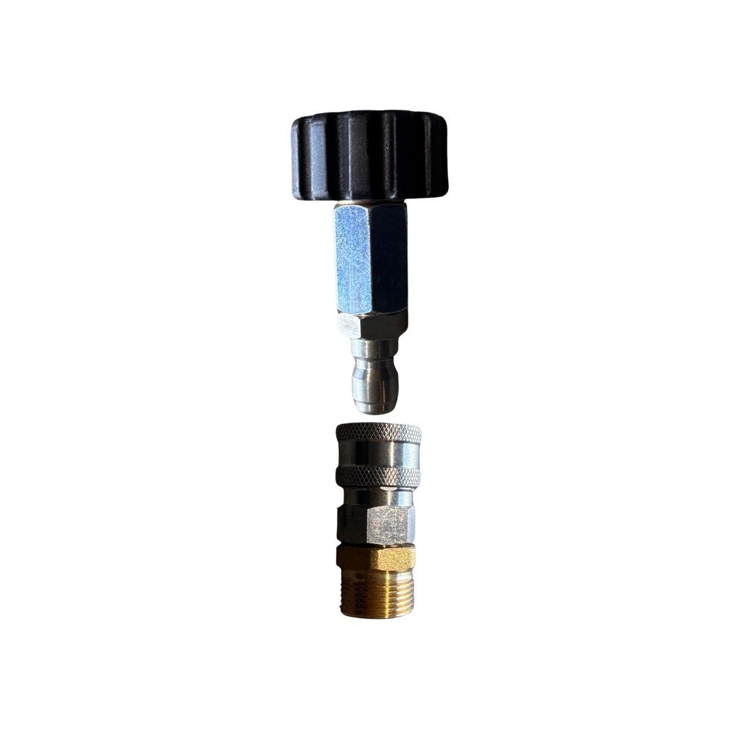 Adapterset M22 naar mini snelkoppeling (mini KW) – voor slang en pistool