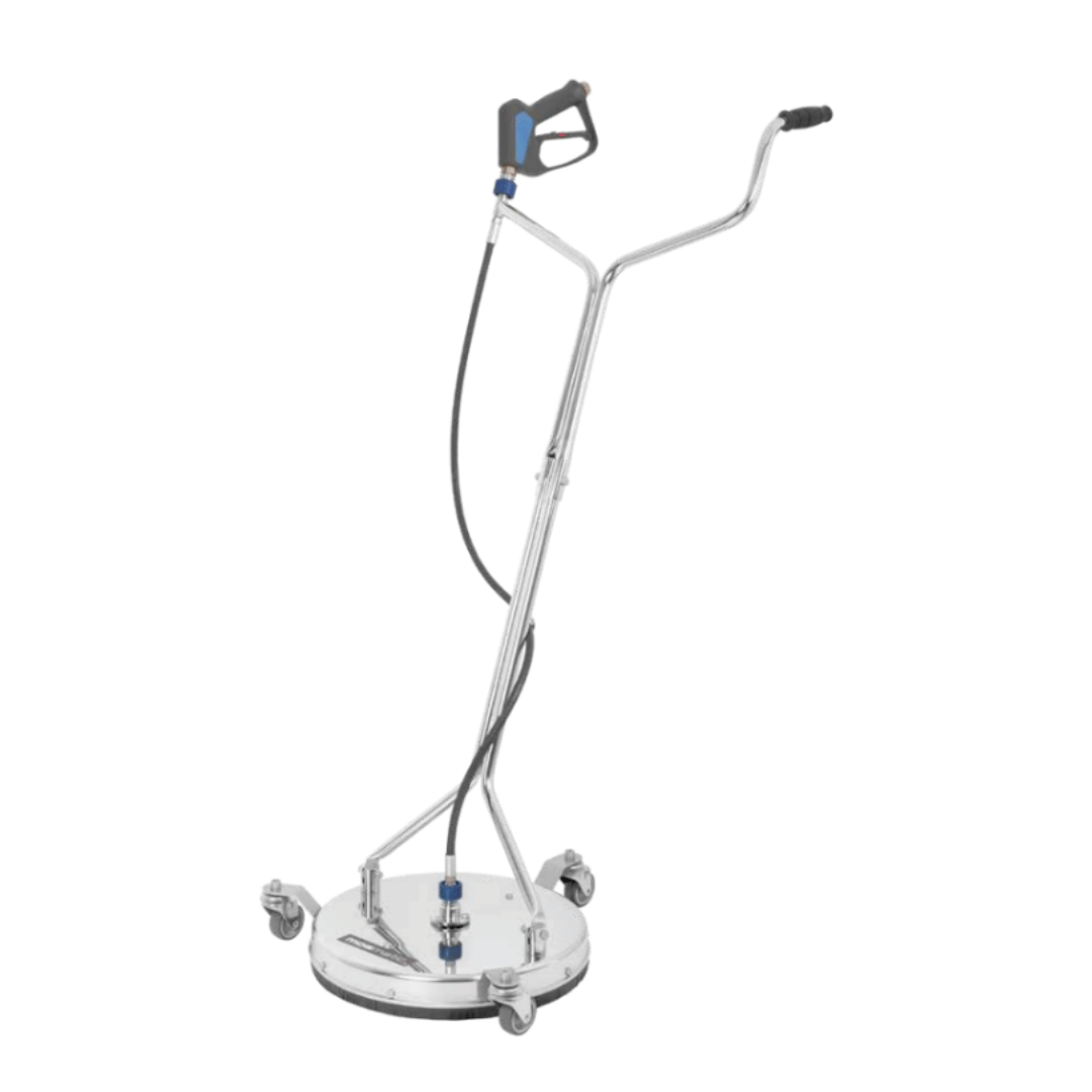Mosmatic FL-ERG 410 oppervlaktereiniger 410 mm met HP-gun, lans en inox zwenkwielen