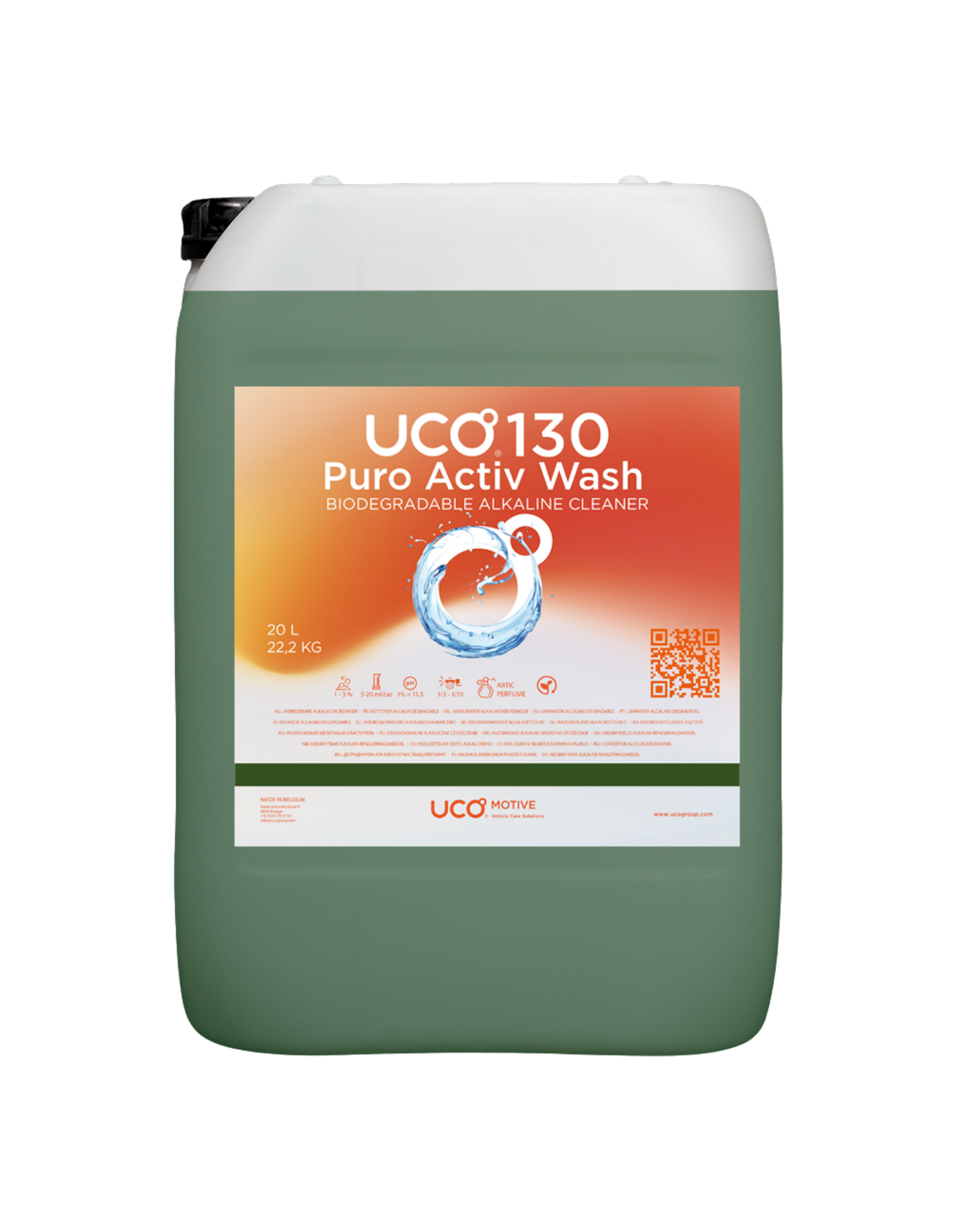 UCO 130 Puro Activ Wash - geurende en vergevingsgezinde reiniger