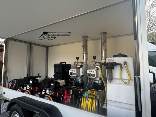 Hogedruktrailer op maat voor Herlux – dubbele kracht, maximale efficiëntie