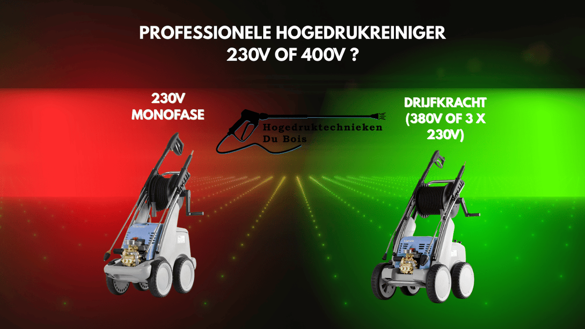 Professionele hogedrukreiniger kiezen: 230V of 400V?