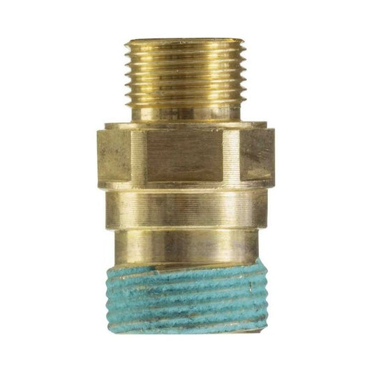 R+M Suttner TR22 buitendraad x 3/8" buitendraad aftermarket-adapter, geschikt voor specifieke Kärcher Professional TR22-aansluitingen, SKU 010003041
