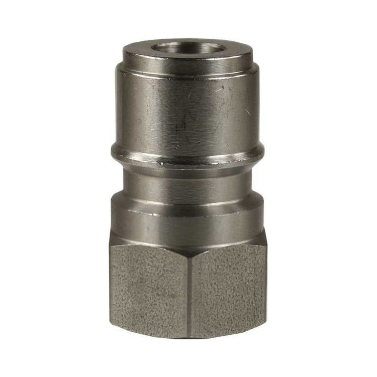 R+M Suttner ST-45 plug 1/4" binnendraad gehard RVS 250 bar, 1/4" binnendraad, SKU 040005482