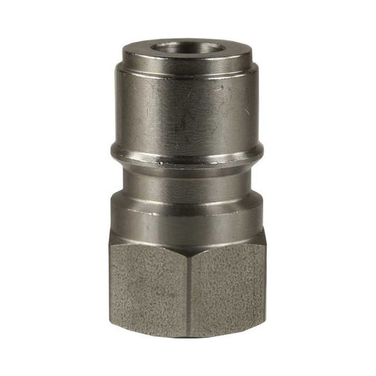 R+M Suttner ST-45 plug 1/4" binnendraad gehard RVS 250 bar, 1/4" binnendraad, SKU 040005482