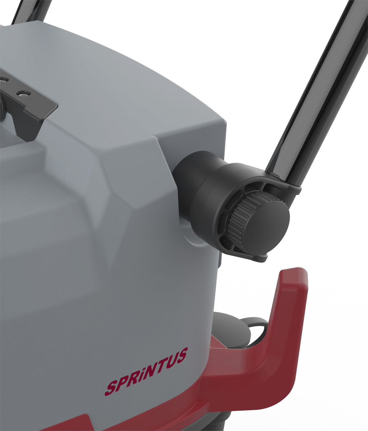 Bevestiging van de duwbeugel op de SPRiNTUS HydroX Works