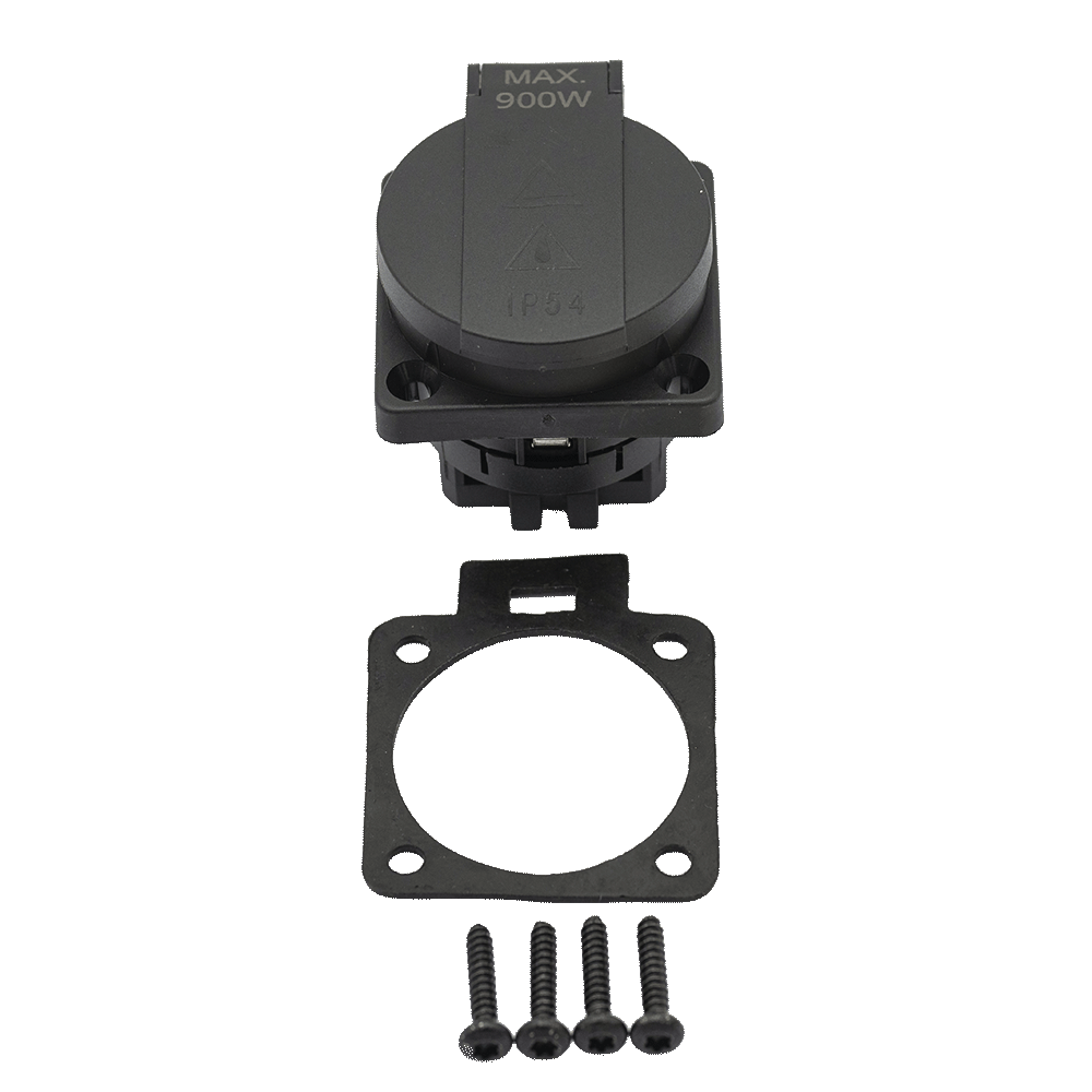 SPRiNTUS IP54-stopcontact met afdichting, maximaal 900 W, artikel 118272