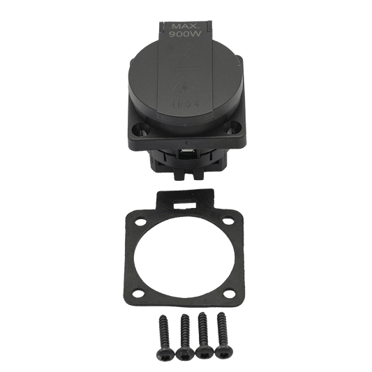 SPRiNTUS IP54-stopcontact met afdichting, maximaal 900 W, artikel 118272