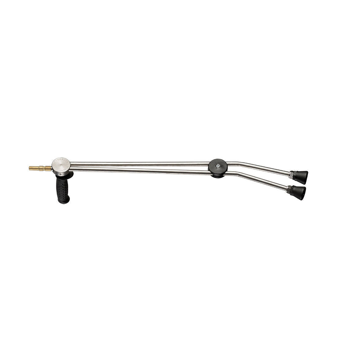 Kränzle dubbellans 660mm inox D12 met draaihandgreep - Dubbellans 660 MM inox met draaihandgreep (zonder sproeier) met steeknippel D12
