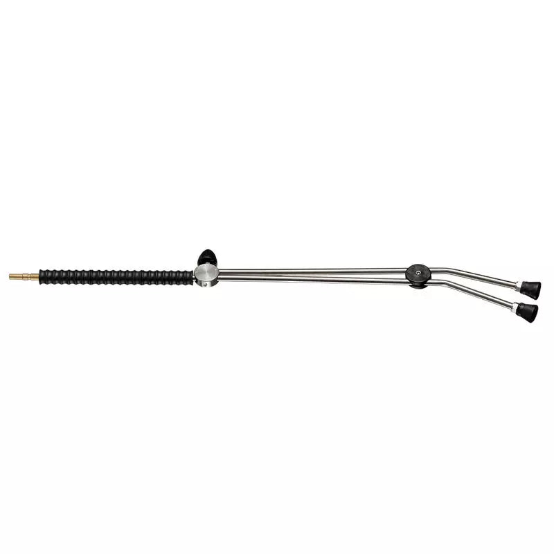 Kranzle Dubbellans 1.0 M inox met draaiknop (vanaf ventiel) (zonder sproeier) met steeknippel D12