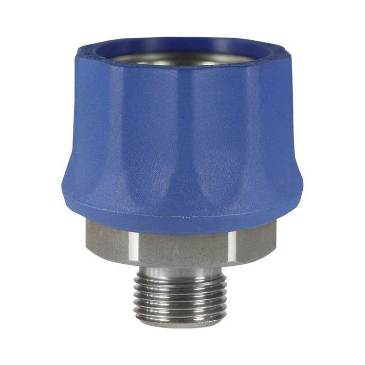R+M Suttner ST-45 snelkoppeling 3/8" buitendraad RVS/kunststof 250 bar, 3/8" buitendraad, SKU 200045595
