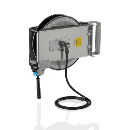 Kränzle automatische slanghaspel DN10 – 20m inox met zwenkvoet