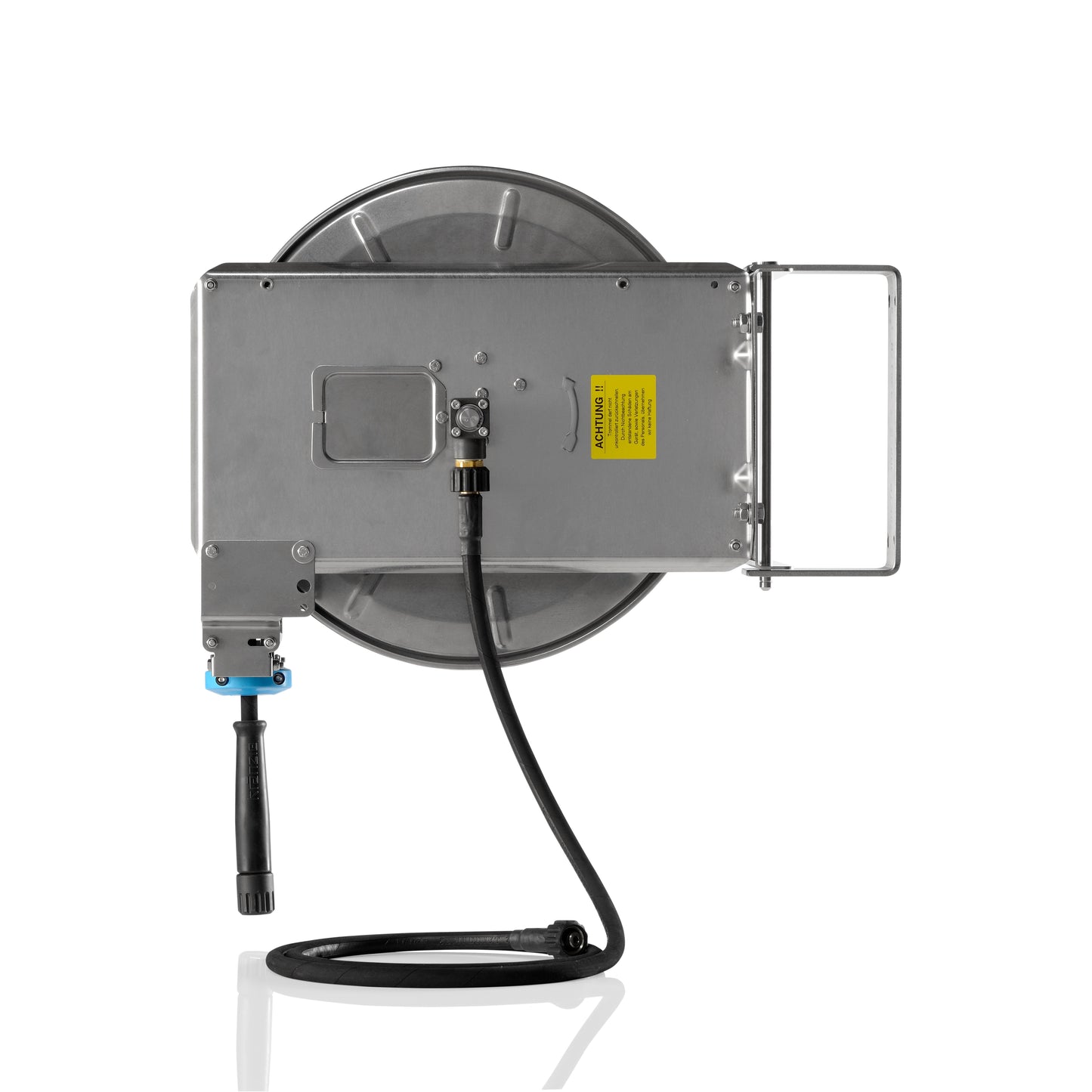 Kränzle automatische slanghaspel DN10 – 30m inox met zwenkvoet