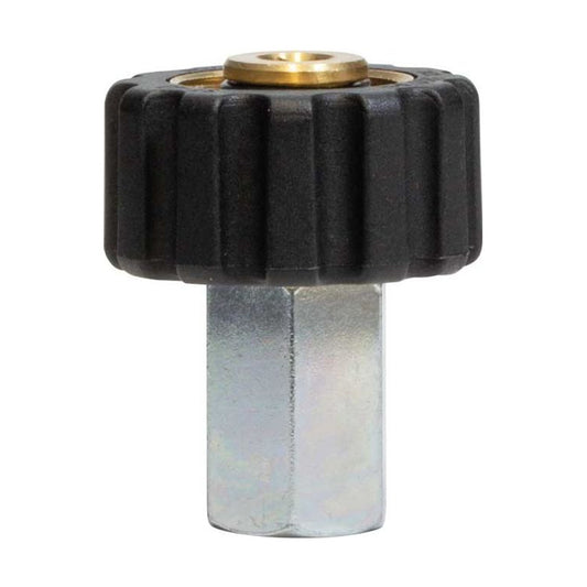 M22 Wartelkoppeling - 1/4 binnendraad van R+M Suttner, messing hogedrukkoppeling, SKU 56130