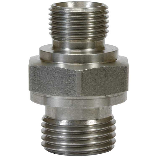 RVS reductienippel 3/8 x 1/2