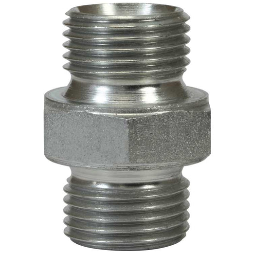 Staal dubbele nippel 3/8 x 3/8