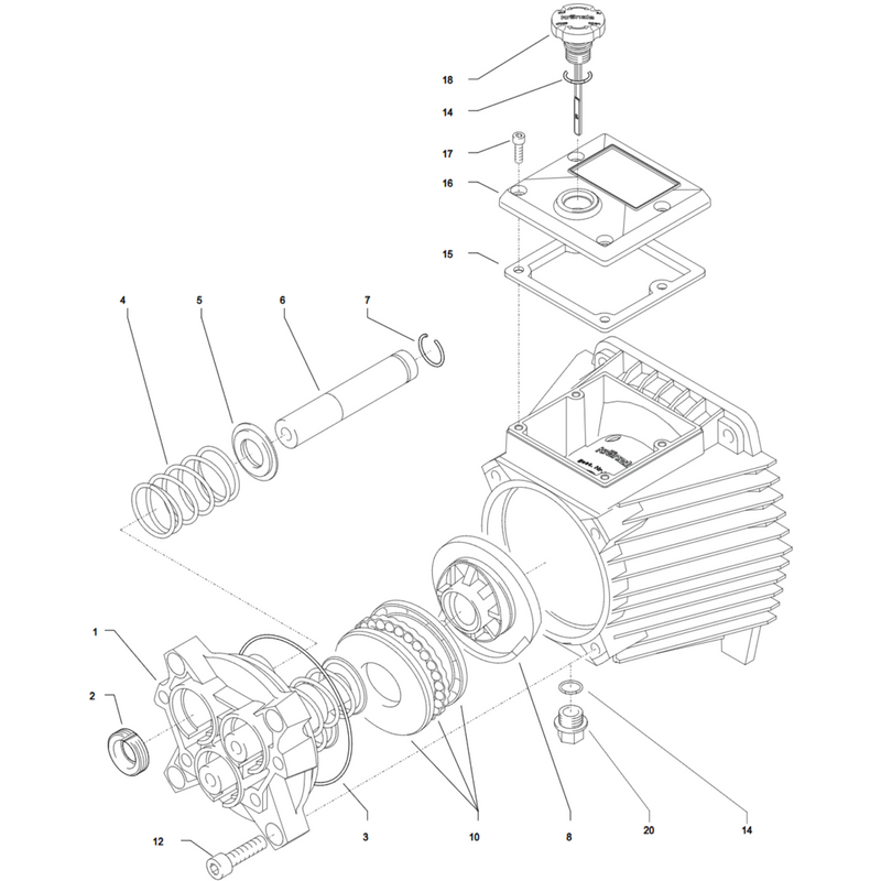 Kränzle K 2160 TST (60402.0) - Aandrijving