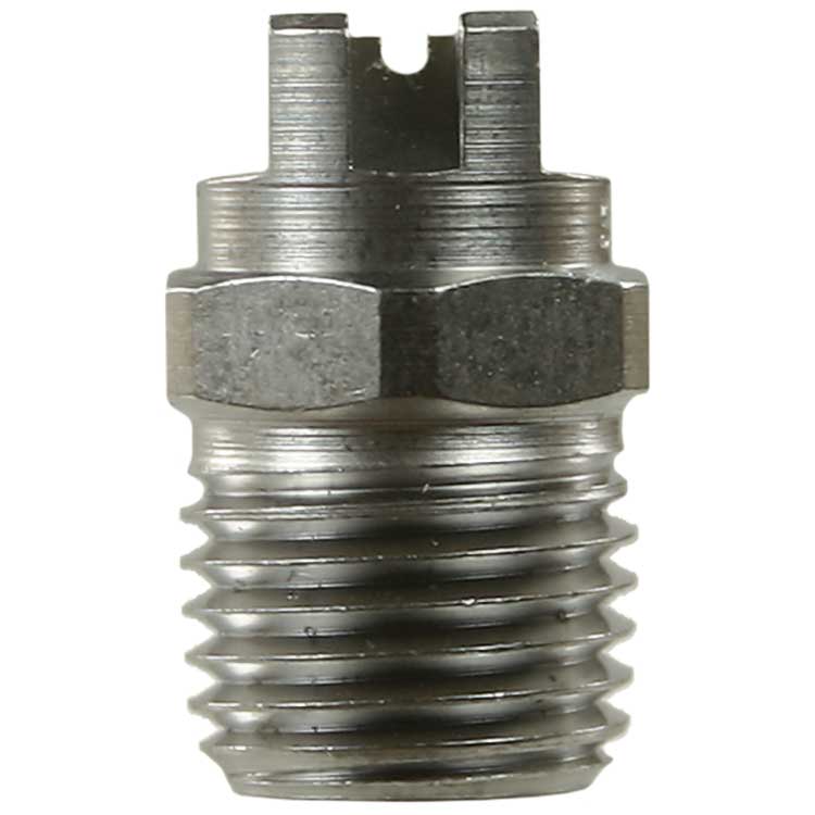 PMEG Vlakstraalnozzle - 25 graden straalbreedte - RVS en 1/4" NPT