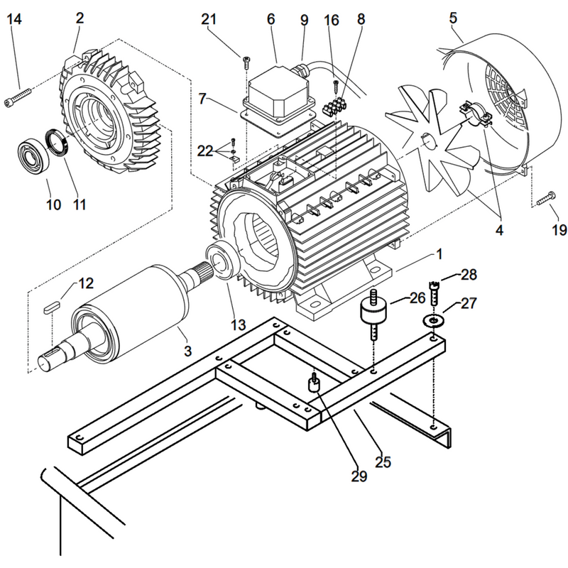 Kränzle Therm 1017 (63220.0) - Motor