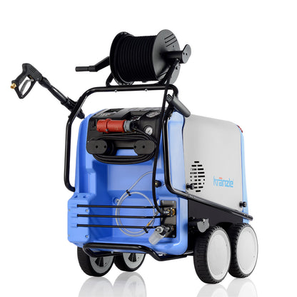 Kränzle Therm 1400 RP met haspel met accessoires vooraanzicht