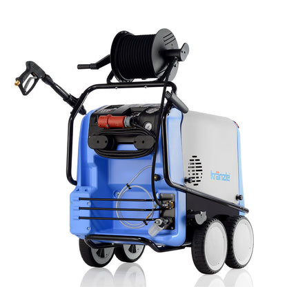 Kränzle Therm 1600 RP  met haspel met toebehoren vooraanzicht