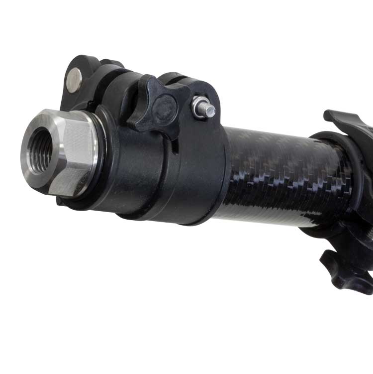 ST-602 pistool en intern slangwerk op R+M Suttner carbon telescooplans