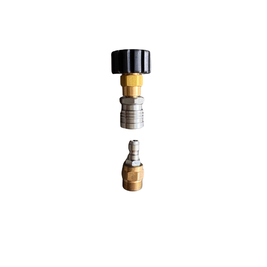 Adapterset M22 naar Mini-KW Snelkoppeling – Pistool & Slang Quick Connect Set