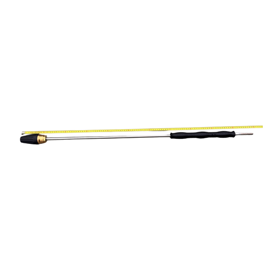 Turbokiller 90cm RVS met snelkoppeling (ST-458.1) met meter