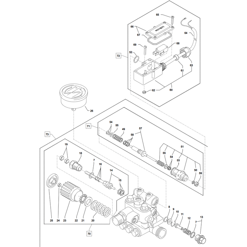 Kränzle HD 10-122 TS - Bypassysteem