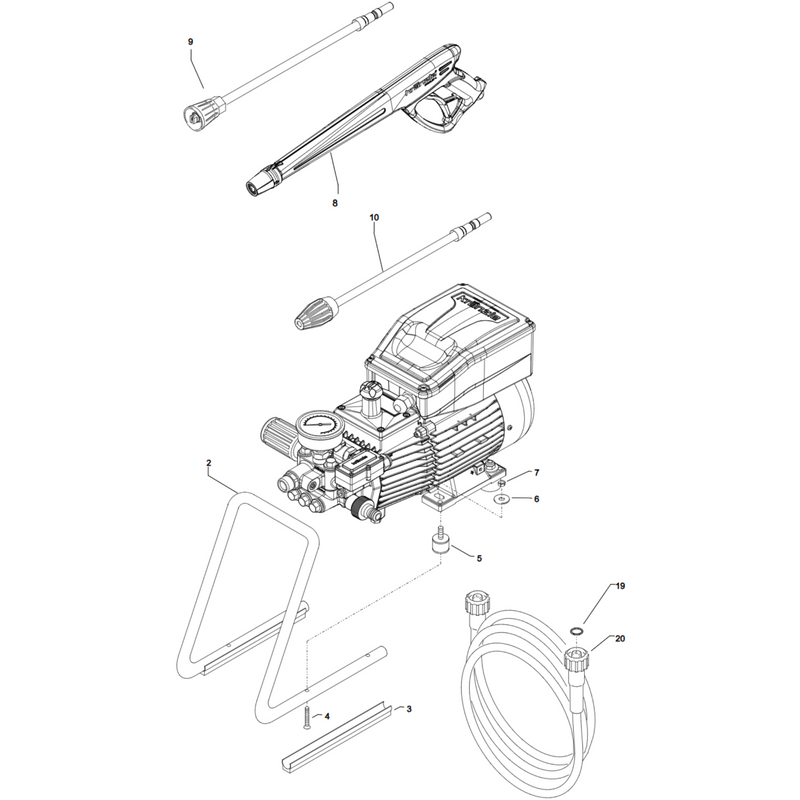 Kränzle HD 10-122 TS - Compleet toestel