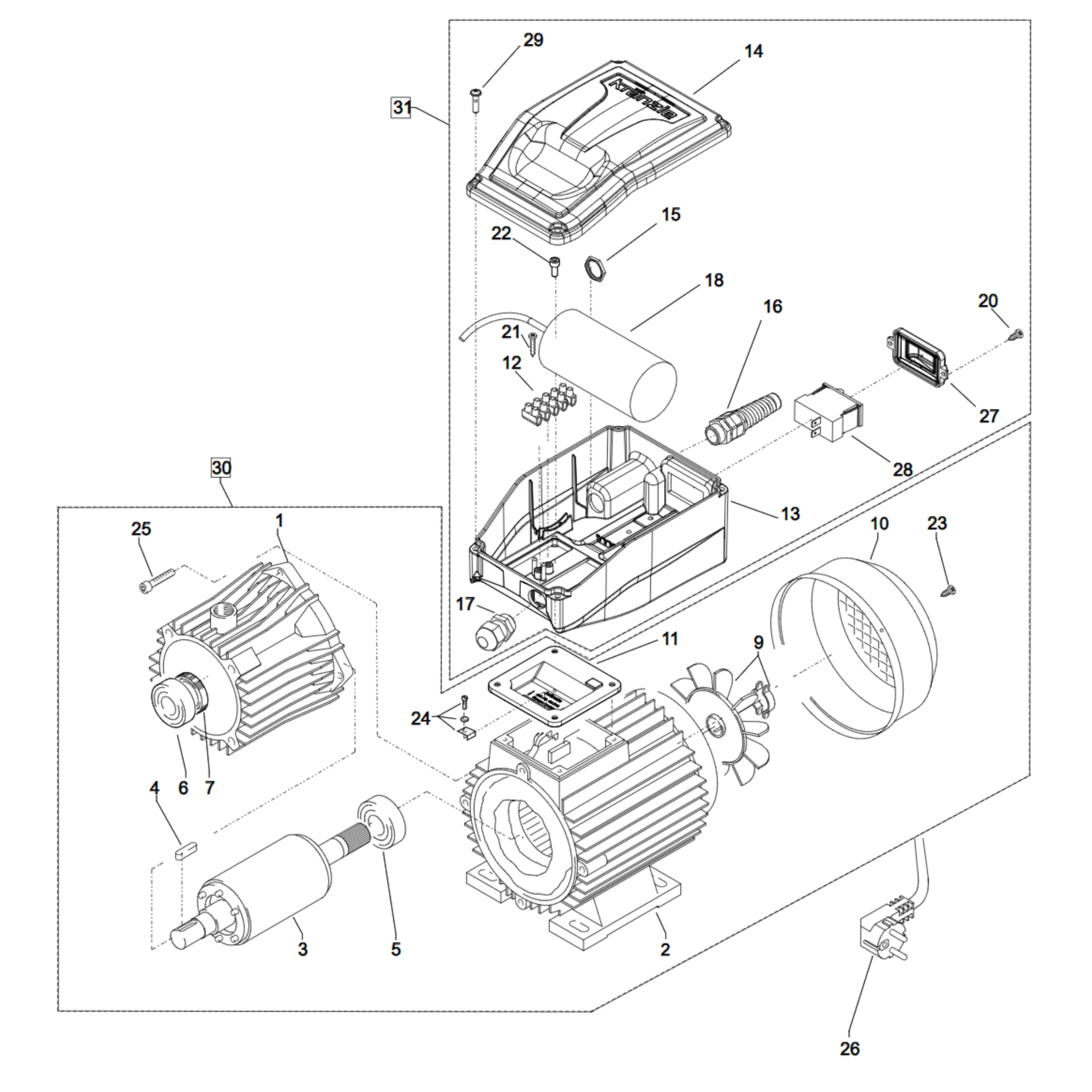 KranzleHD12130TS_Motor