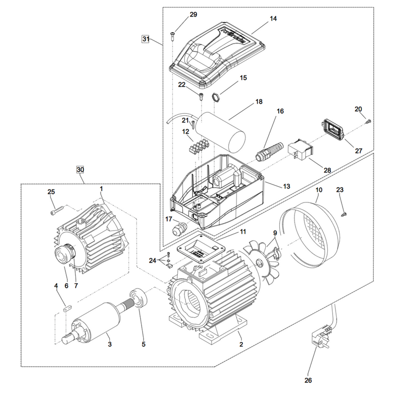 Kränzle HD 12/130 TS - Motor