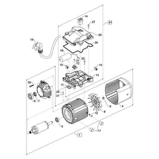 Kränzle K1050  P - Motor