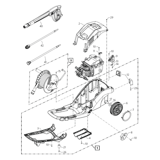 Kränzle K 1050 TST - Compleet toestel