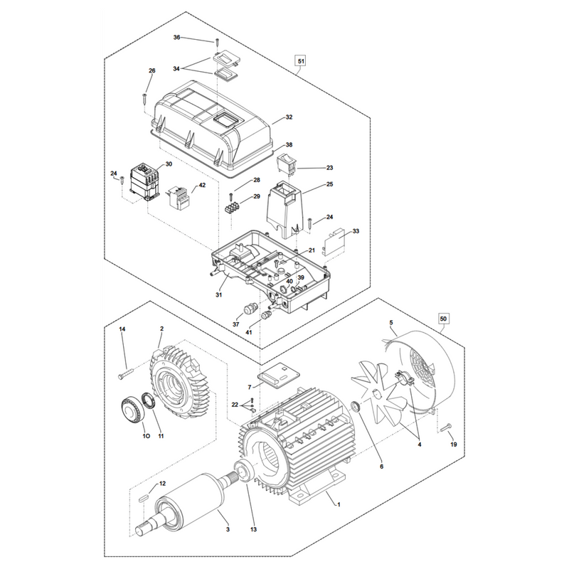 Kränzle Quadro 1000 TST - Motor