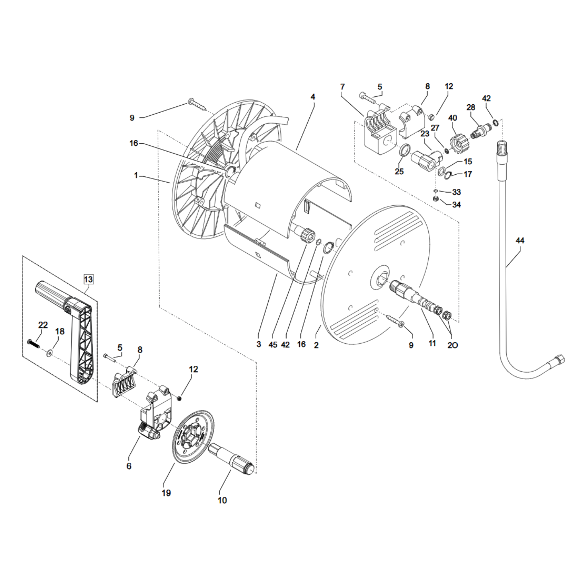 KranzleQuadro1000TST_Slanghaspel
