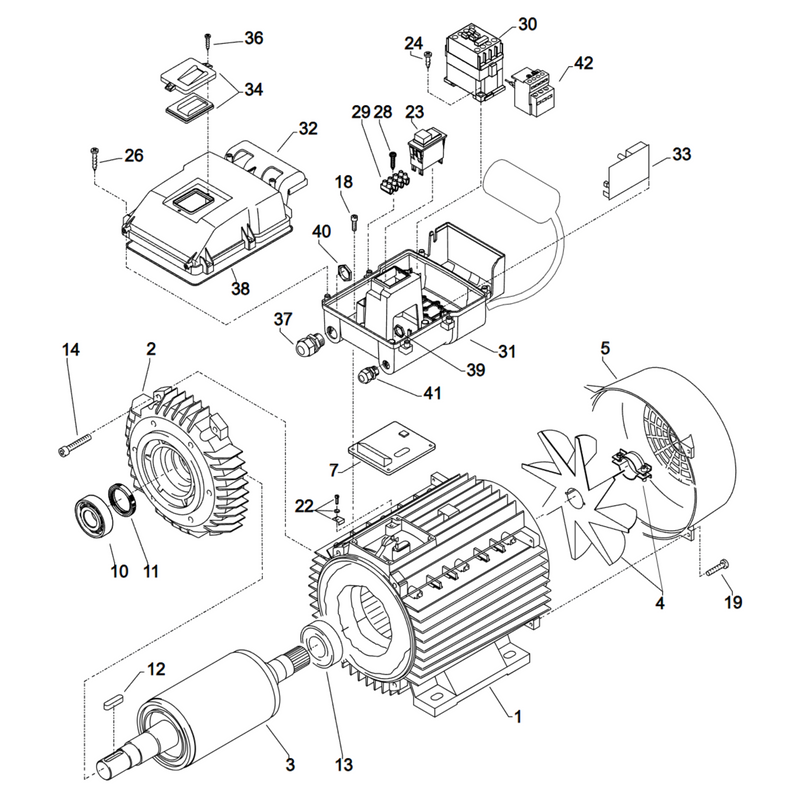 Kränzle Quadro 799 TST - Motor
