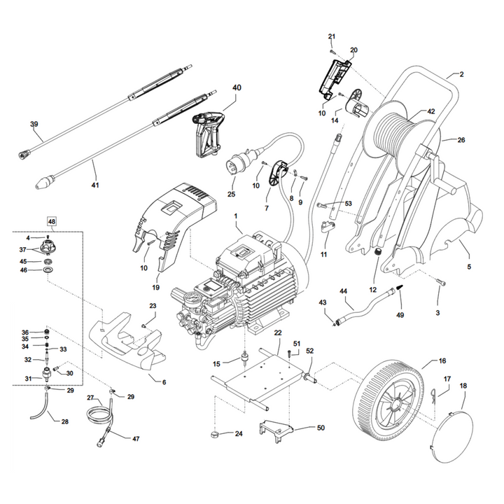 Kränzle Quadro 899 TST - Compleet toestel