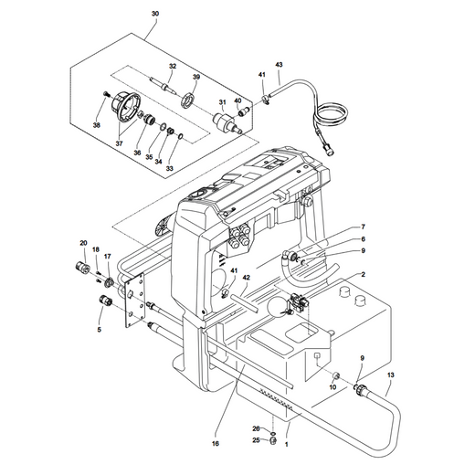 Kränzle Therm 635-1 - Wateringang