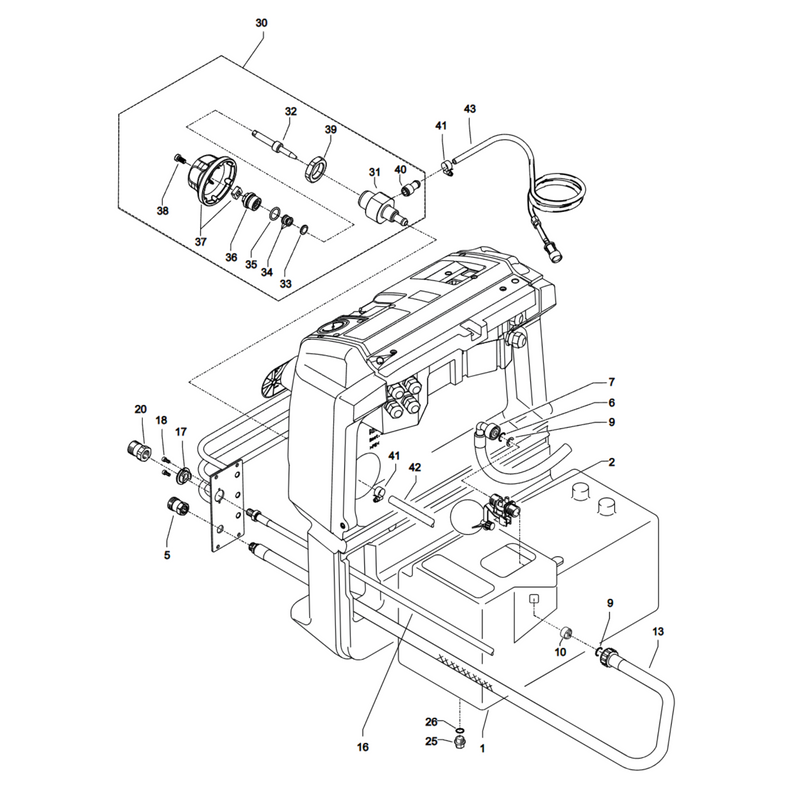 Kränzle Therm 635-1 - Wateringang