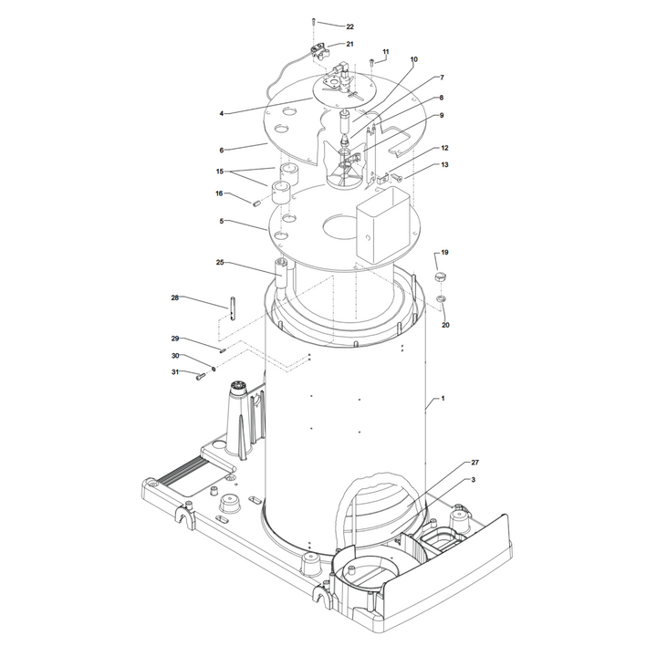 Kränzle Therm C 15/150 - Branderkamer