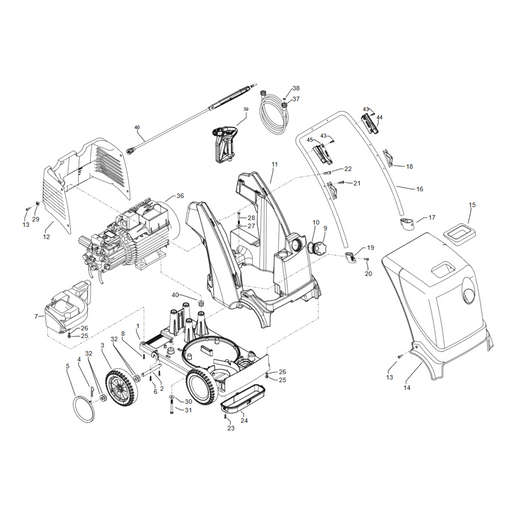 Kränzle Therm C 15/150 - Compleet toestel