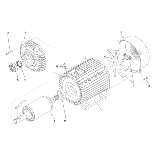 Kränzle Therm C 15/150 - Motor